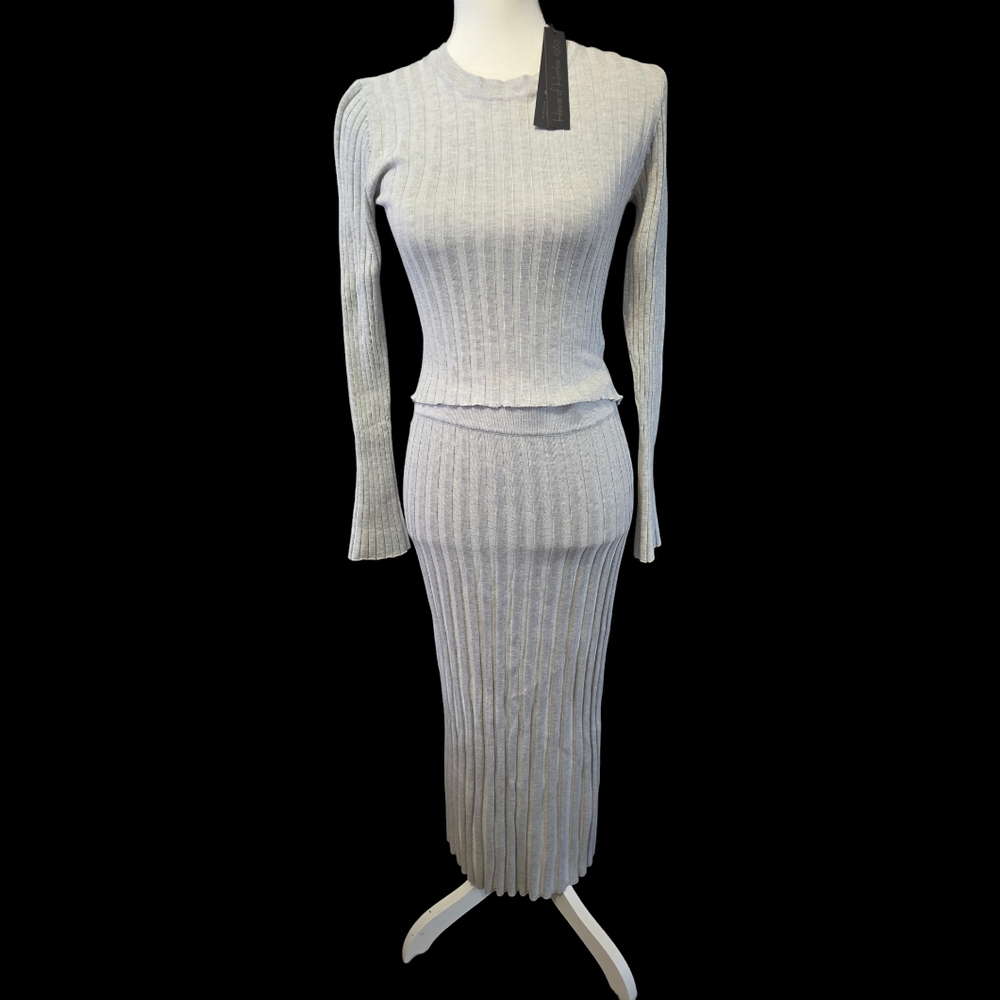 House Of Harlow 1960 Gray Matching Set